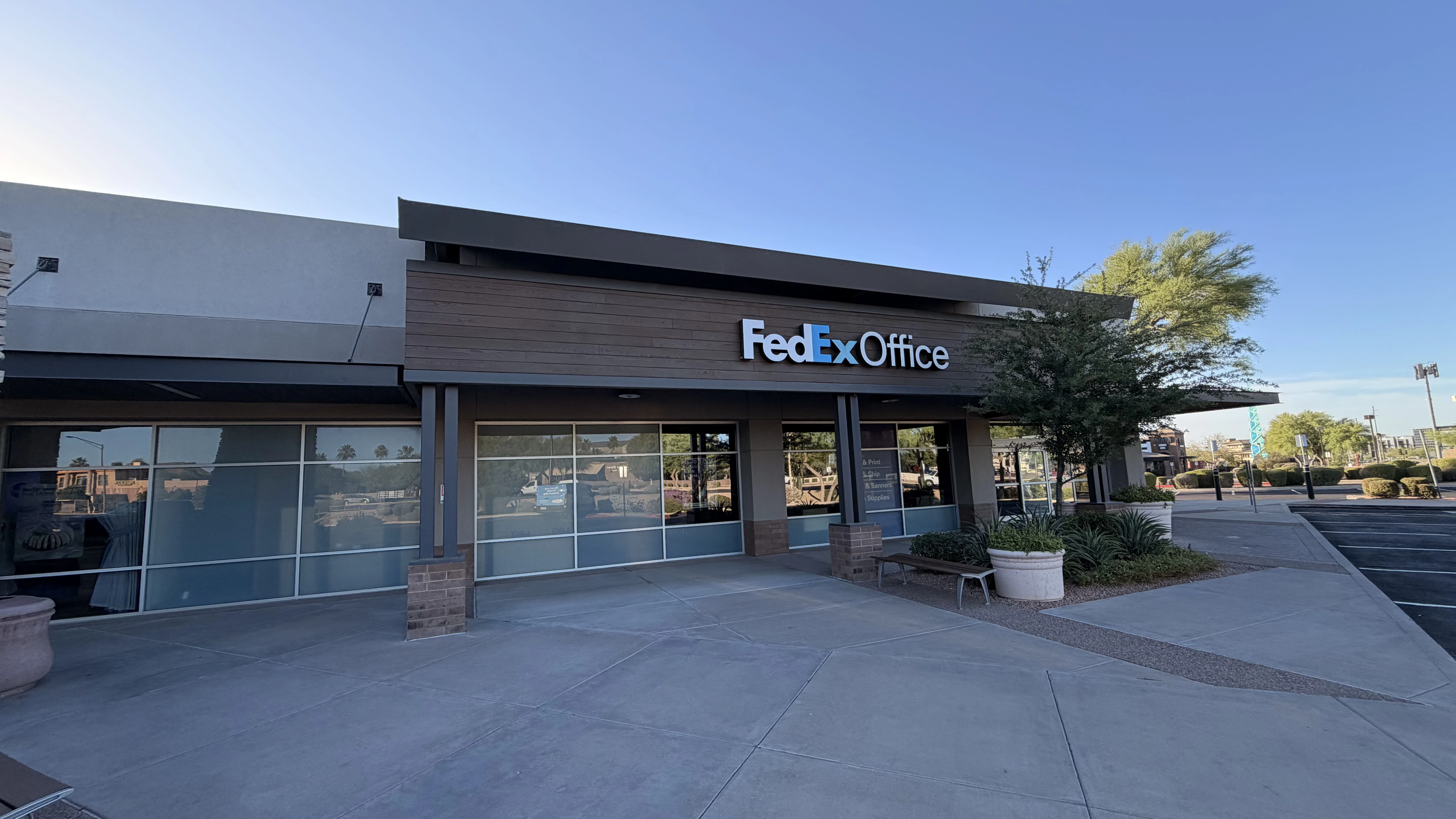 Completed commercial exterior project by AZP Contracting